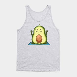 yoga avocado meditation Tank Top